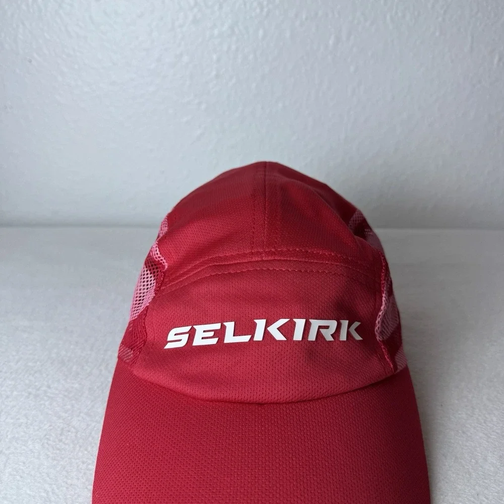 Selkirk Sport Pickleball Hat Cap Pink Adjustable Lightweight Red Pink Strapback